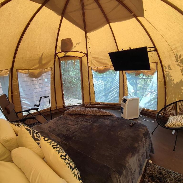 Glamping romantico en Vista Hermosa disfruta de la naturaleza en un ambiente privado y acogedor - Bungalow Deluxe - 33