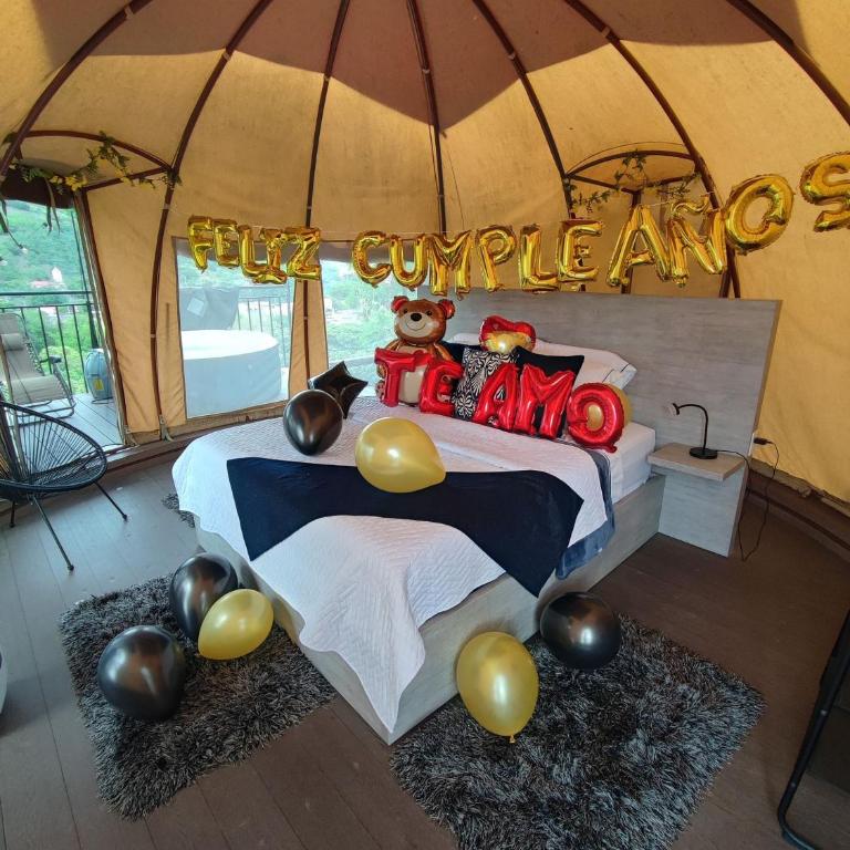 Glamping romantico en Vista Hermosa disfruta de la naturaleza en un ambiente privado y acogedor - Bungalow Deluxe - 41