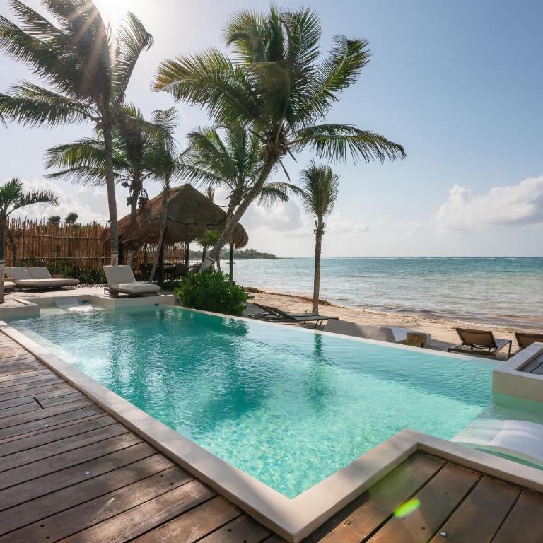 Villa TuluMar Beachfront Luxury Villa- full service - Villa frente a la playa - 12