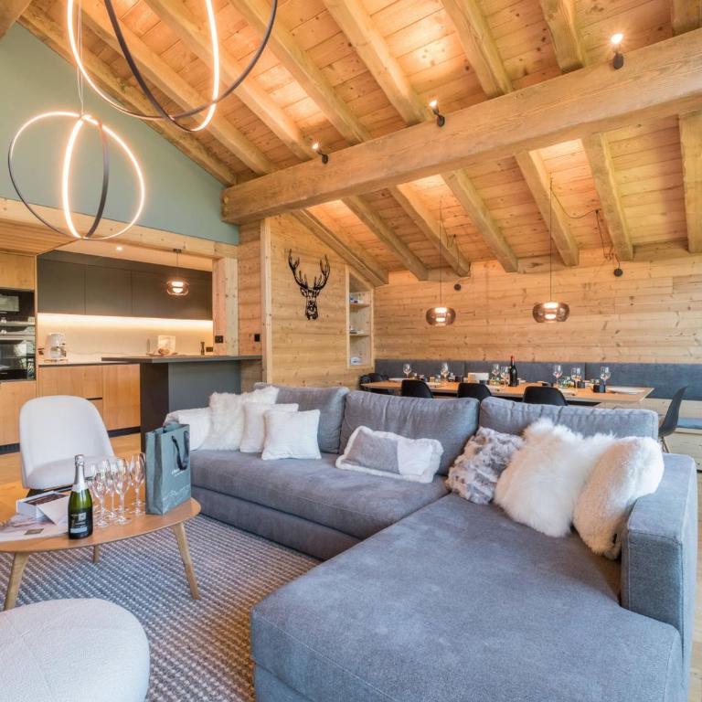 Duplex moderne 8 pers., cheminée, sauna - Appartement 4 Chambres - 4