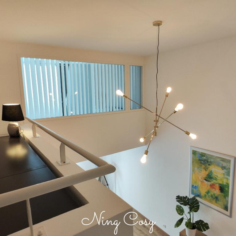 Superbe Cosy Duplex Appartement T3 Charpenne Tête D'or avec parking privé gratuit - Appartement 2 Chambres - 15