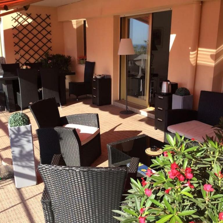 Studio avec grande terrasse ,et vue mer sur la baie de Cannes - Appartement 1 Chambre - 8
