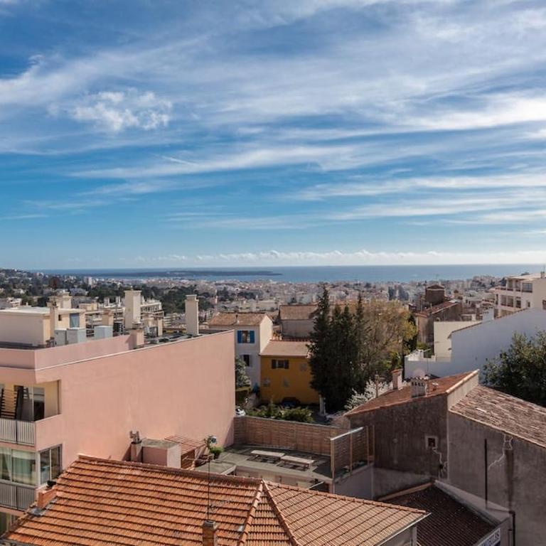 Studio avec grande terrasse ,et vue mer sur la baie de Cannes - Appartement 1 Chambre - 12