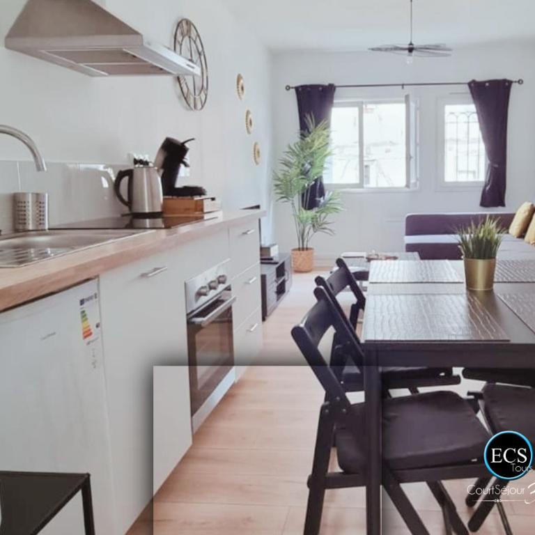"Colbert' Appart" 1 chambre - Refait à neuf - proche Cathédrale Saint Gatien - One-Bedroom Apartment - 6