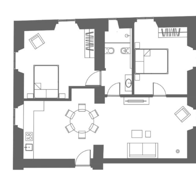Brera Apartments in San Babila - Appartamento Deluxe con 2 Camere da Letto - Via Santa Cecilia 2 - 11