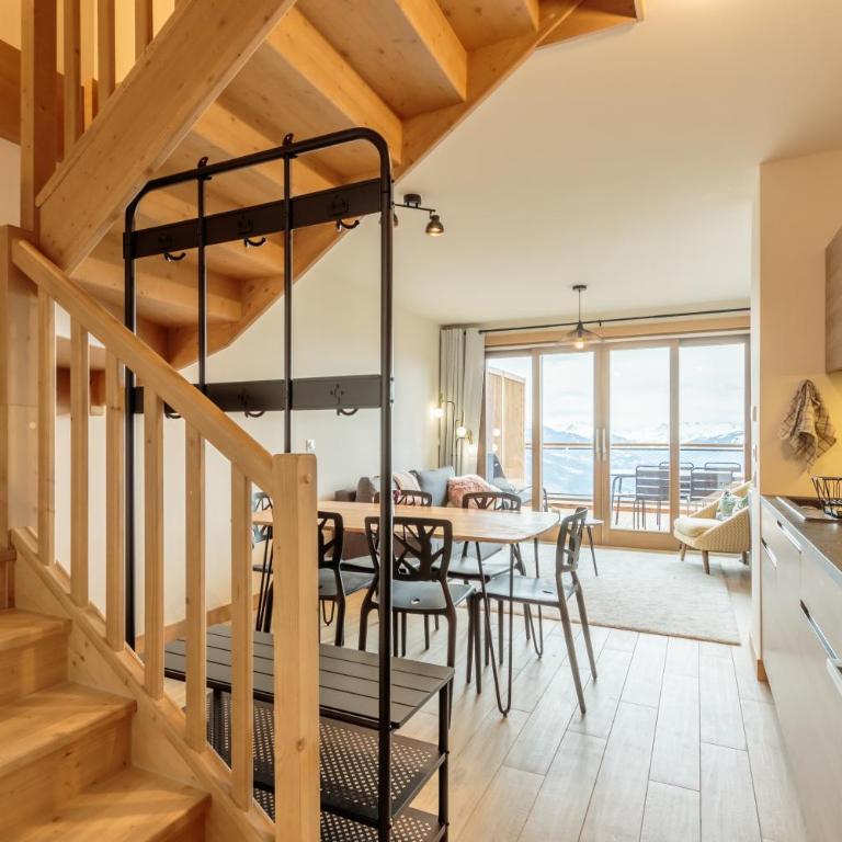 Luxurious duplex for 4-7p with large terrace and pool in ski-in ski-out 5 star residence at Les Arcs - Appartement 2 Chambres - 39