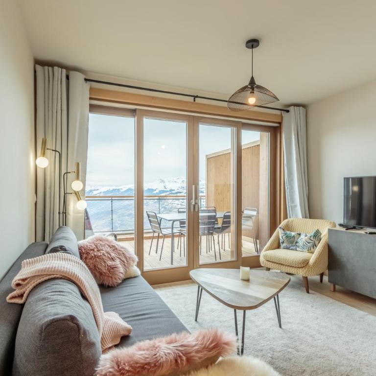 Luxurious duplex for 4-7p with large terrace and pool in ski-in ski-out 5 star residence at Les Arcs - Appartement 2 Chambres - 46