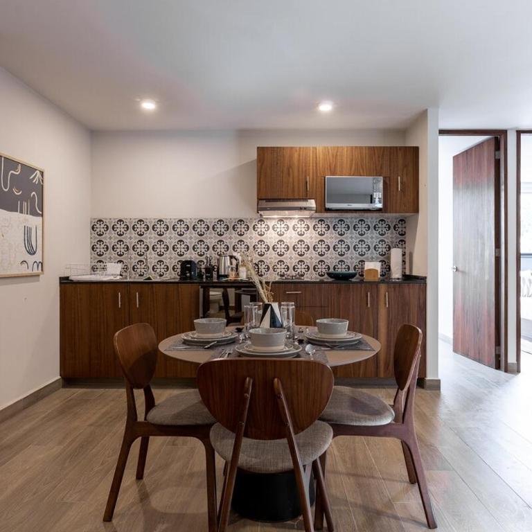 Roma Norte Trendy Apartments by VIATO - Two-Bedroom Apartment with Terrace - 1