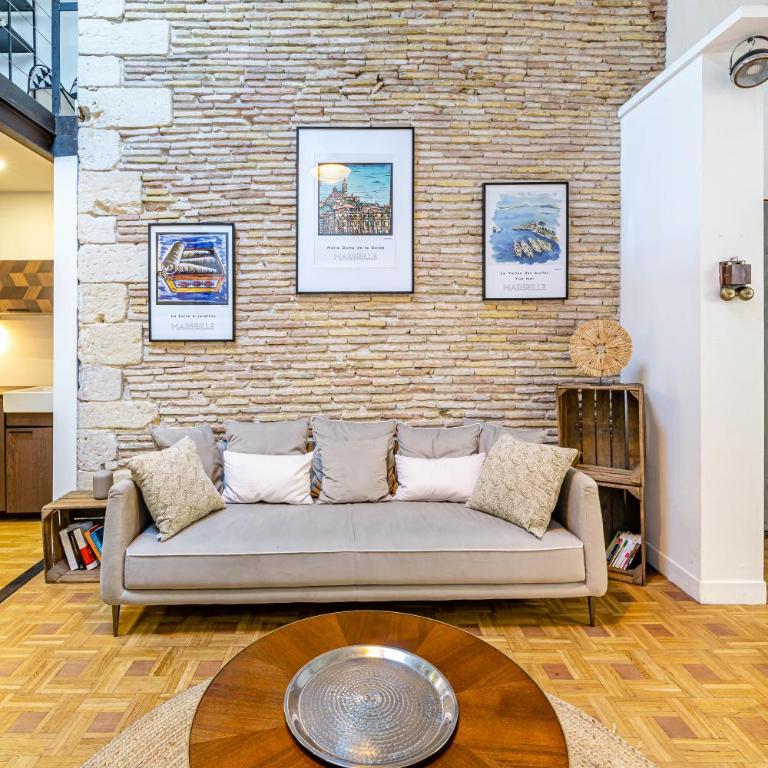 Loft ravissant Vieux Port Marseille, Clim - Appartement 2 Chambres - 7