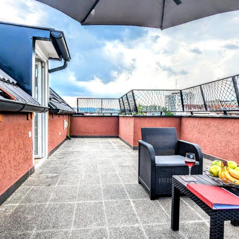 Spacious & attractive 600m-7minuta hoda od centra, mogucnost za parking-apartmani-nsmilos - Deluks Apartman sa 2 Spavaće Sobe i Balkonom - 19