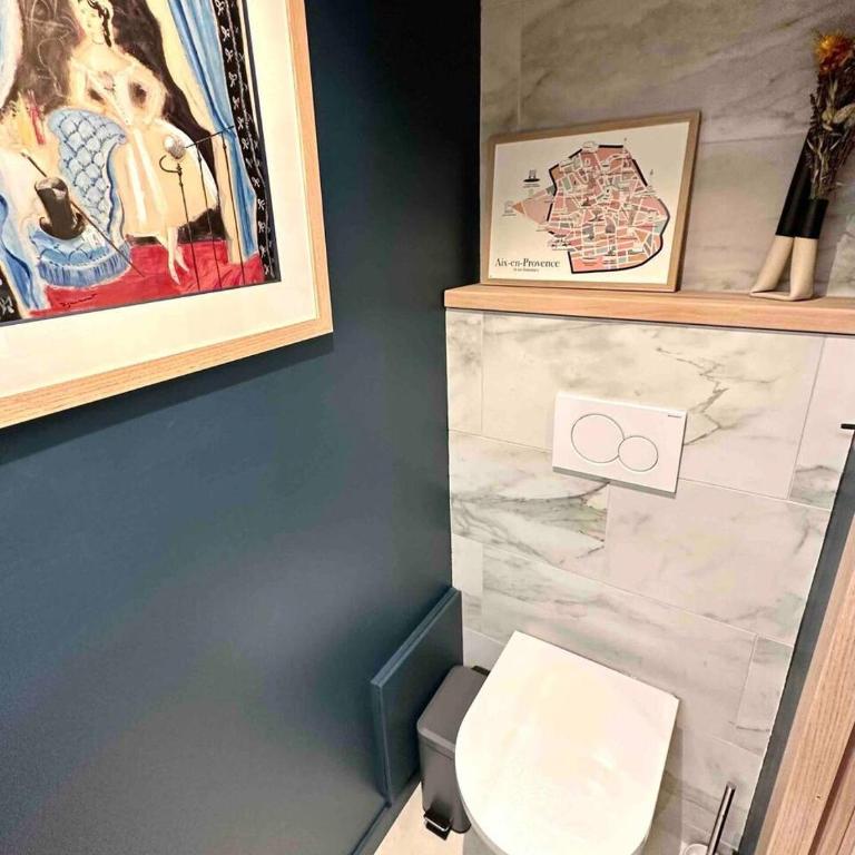 Centre ville AIX - Terrasse / Ascenseur - Rénové - Apartamento de 1 dormitorio - 17
