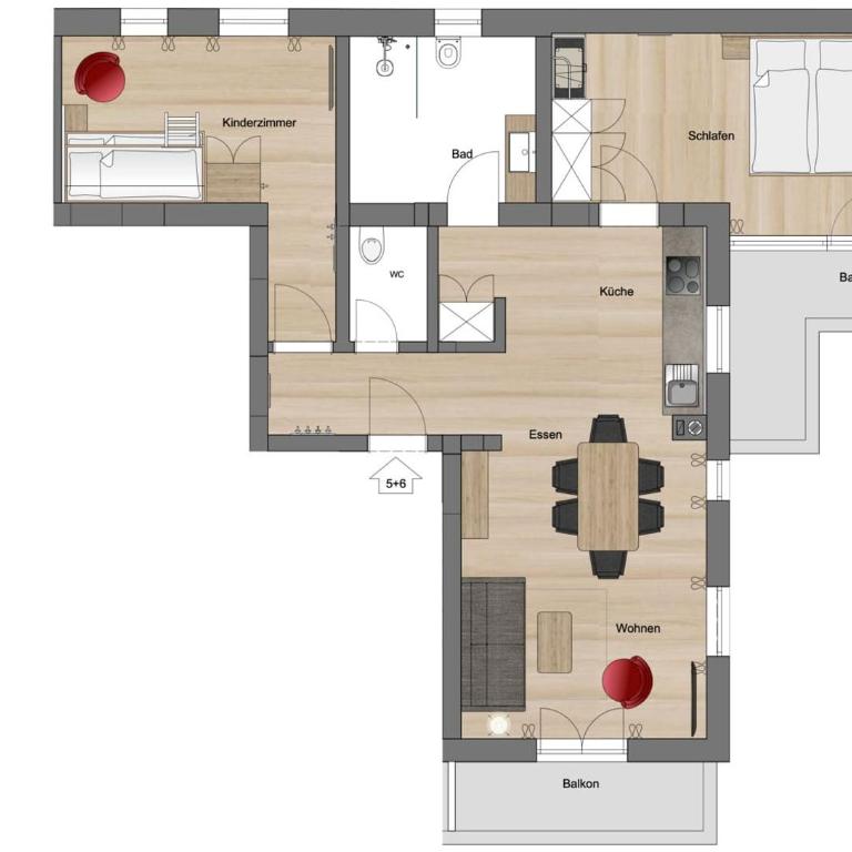 Haus Bergwelten - Apartment mit 2 Schlafzimmern - 12