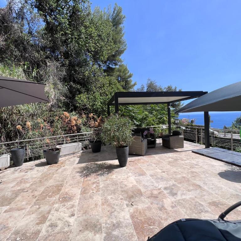 THE WHITE HOUSE BEAUSOLEIL- Monaco Border Waterfall & View of Sea and Monaco - Villa mit 3 Schlafzimmern - 33