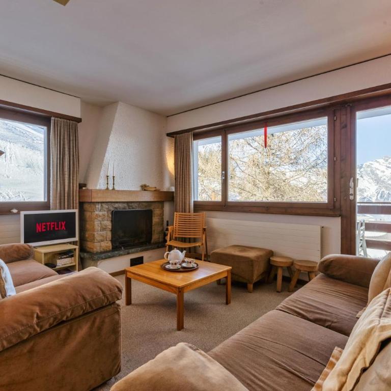 MP24 Ski in, out apartment on slopes with indoor private parking space - Apartment mit 3 Schlafzimmern - 4