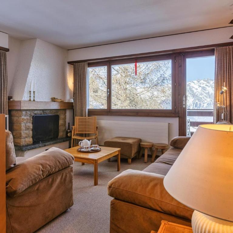 MP24 Ski in, out apartment on slopes with indoor private parking space - Apartment mit 3 Schlafzimmern - 5