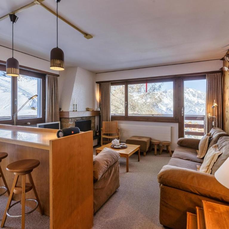MP24 Ski in, out apartment on slopes with indoor private parking space - Apartment mit 3 Schlafzimmern - 6