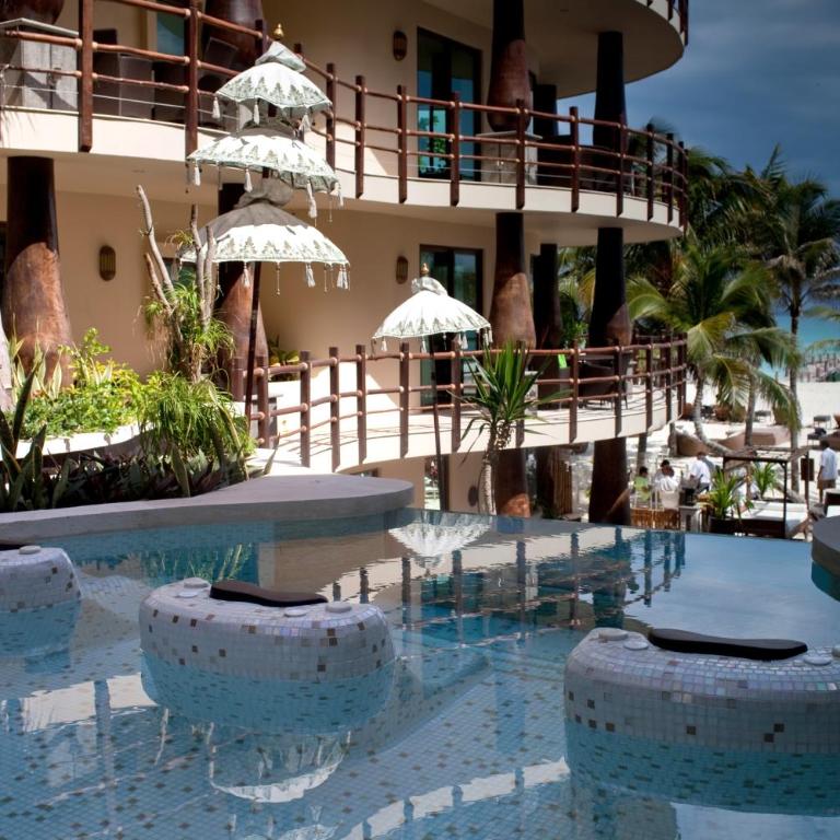 El Taj Oceanfront and Beachside Condo Hotel - Deluxe Suite mit 2 Schlafzimmern - 9