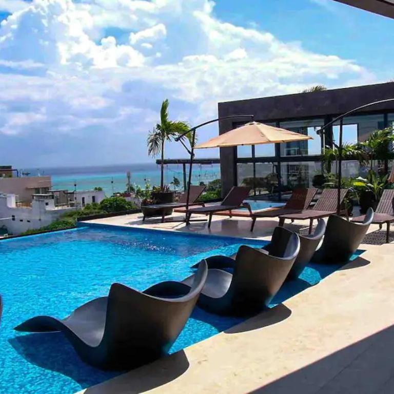 Stayon5a Av penthouse with PrivatePool - One-Bedroom Apartment - 1