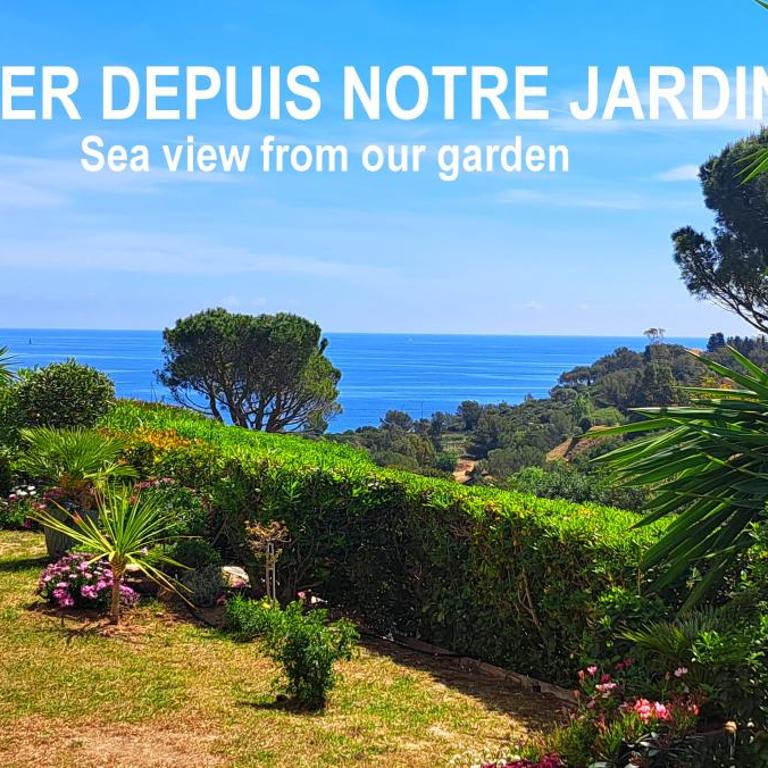 Dans un cadre d'exception, Vue mer panoramique à Agay Côte d'Azur, Village Vacances Cap Esterel, 2 chambres, avec jardin, golf, climatisation, Wifi, 5 piscines - Appartement - Vue sur Mer - 1