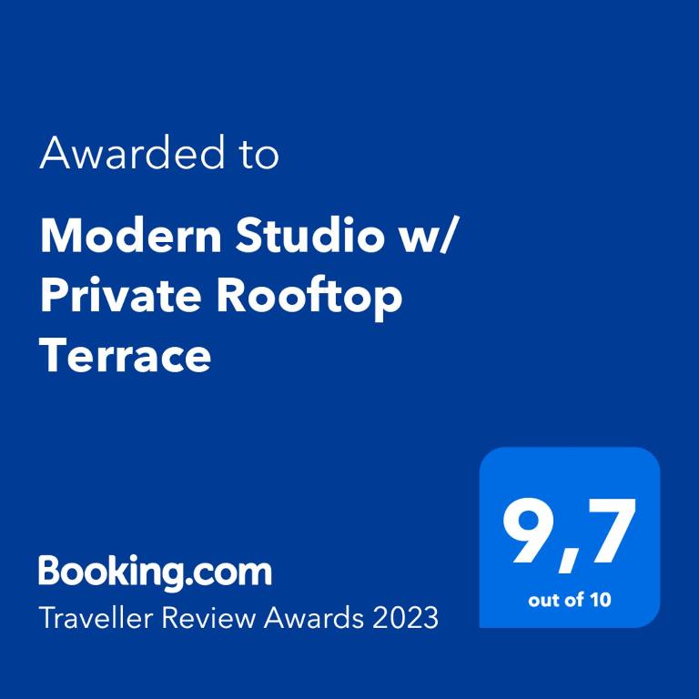 Modern Studio with Private Rooftop Terrace by REMS - Estudio con terraza - 25