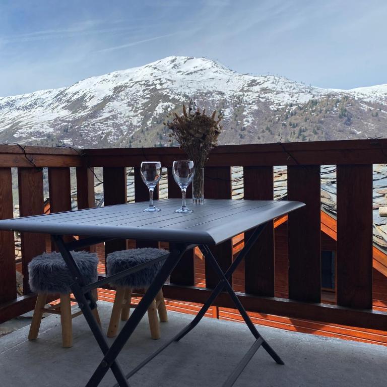 Appartement 4-6 personnes à Valmeinier 1800 résa du samedi au samedi avec piscine intérieure chauffée - Appartement 2 Chambres - 1