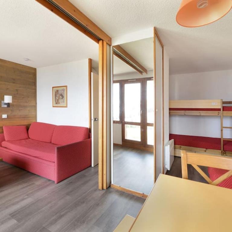 Studio 28m2 vue pistes plein sud du dimanche au dimanche - Apartment mit 1 Schlafzimmer - 1