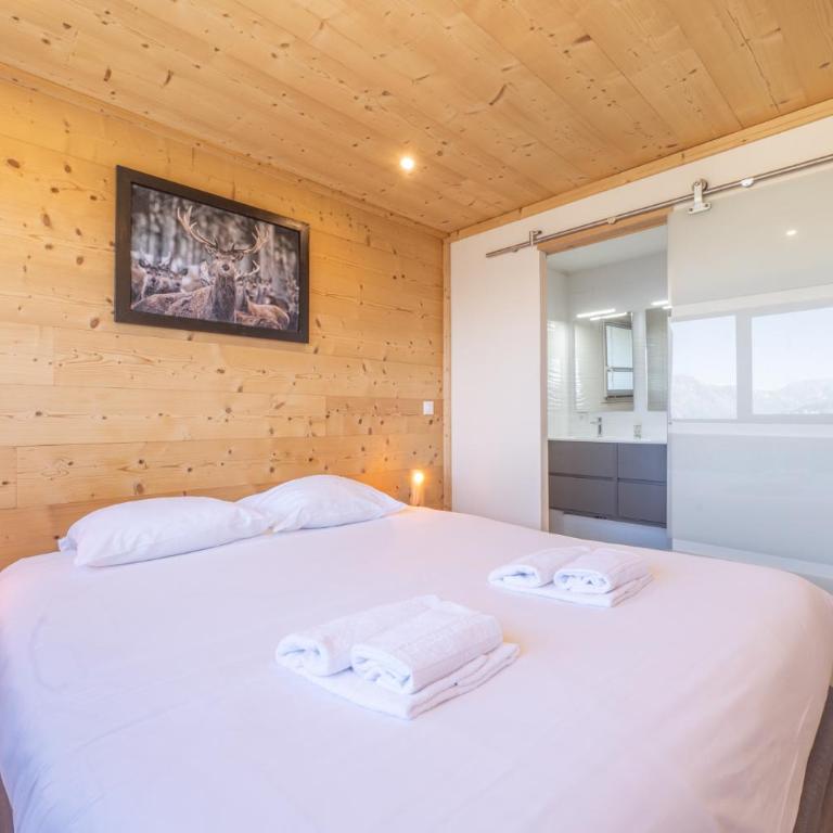 Alpe d'Huez Houses - Chez Val - Magnifique 62m2 pour 6 avec vue montagne splendide - Les Chances - Appartamento con 2 Camere da Letto - 29