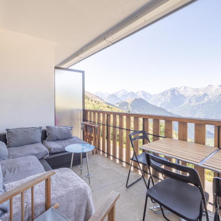 Alpe d'Huez Houses - Chez Val - Magnifique 62m2 pour 6 avec vue montagne splendide - Les Chances - Appartamento con 2 Camere da Letto - 30