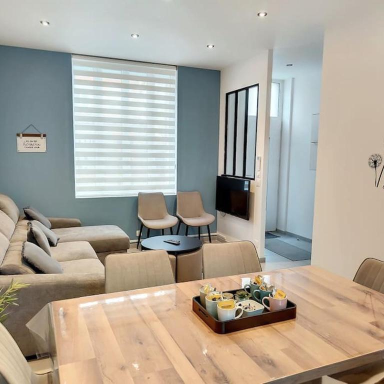 Maison proche centre ville clim jardin wifi 8 personnes - Maison 4 Chambres - 1