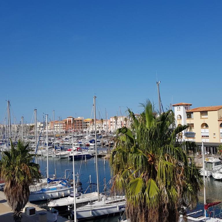 T2, parking, vue sur le port - Appartamento con 1 Camera da Letto - 11