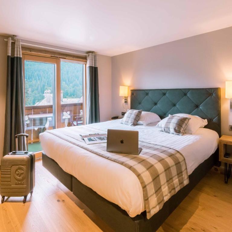 Gentianettes Hotel & Spa, the Originals Collection - Chambre Double Privilège avec Vue sur la Montagne - 2