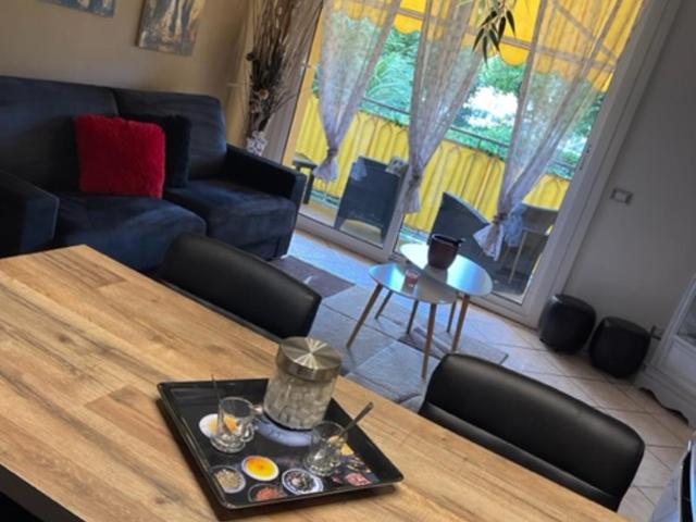 Location saisonnière Menton 220 M des plages - Apartamento con terraza - 5