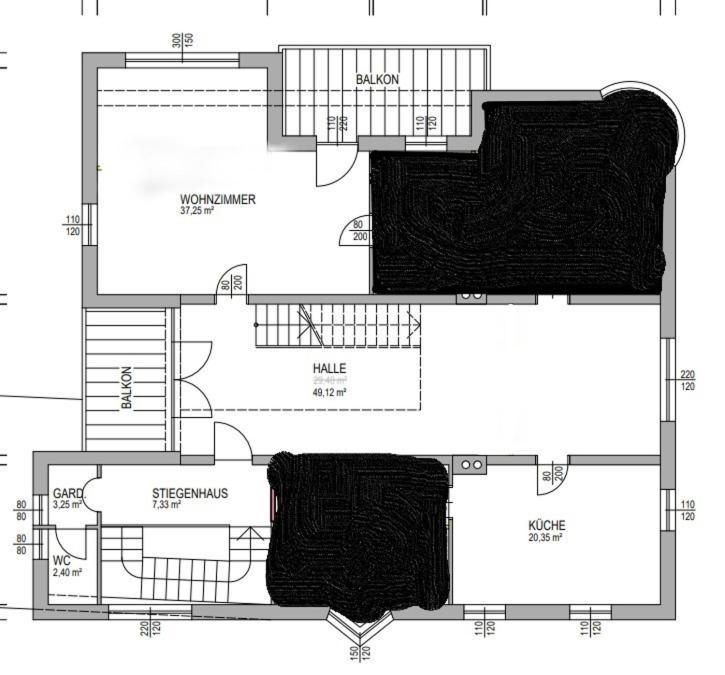Apartment Zum Landarzt inklusive Sauna - Apartment mit 4 Schlafzimmern und einem Balkon - 65