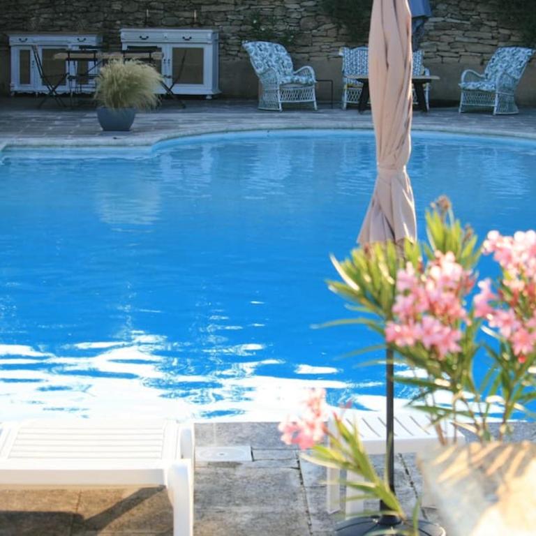 Chambre d'hôtes chez Maguy B-Villa Makeire - Chambre Lit Queen-Size - Vue sur Piscine - 20