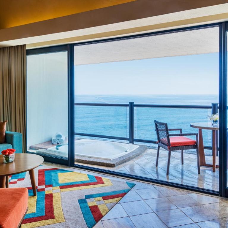 Hyatt Ziva Puerto Vallarta - All Inclusive - Habitación Club con bañera de hidromasaje - 1 cama extragrande - Frente al mar - 6