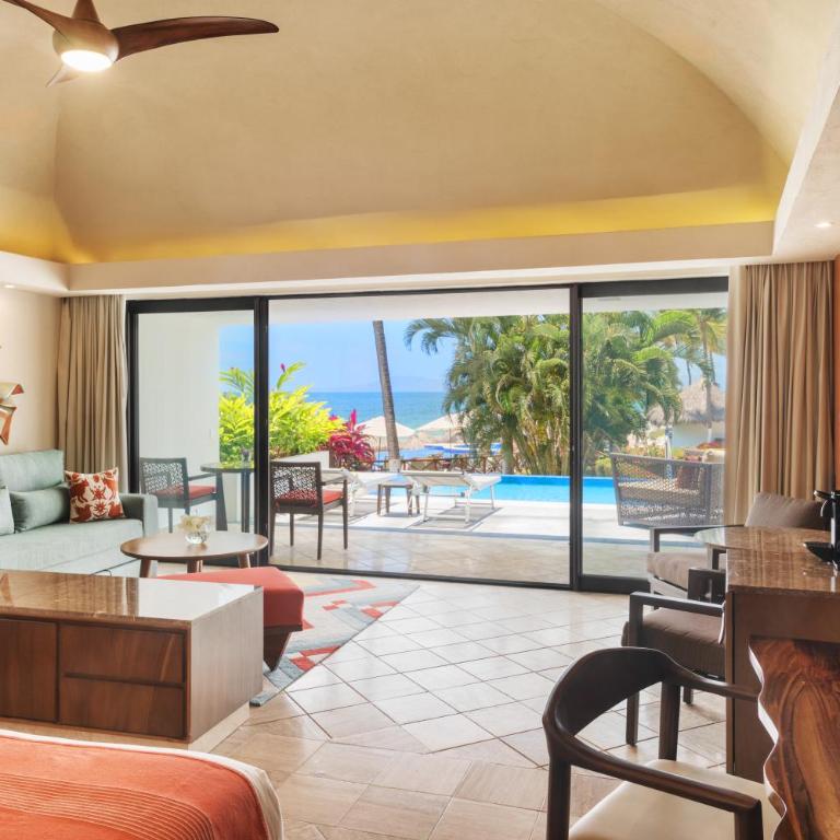 Hyatt Ziva Puerto Vallarta - All Inclusive - Suite Club con vistas al mar y acceso directo a la piscina - 1 cama extragrande - 6