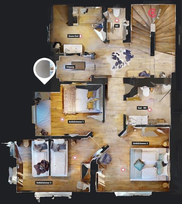 Tauernhaus Sonnblick Top 1 - 13p - 5 kamers - luxe - sauna - uitzicht - Chalet - 7