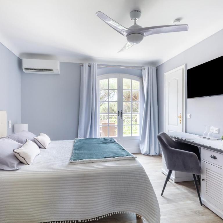 Chambres d'Hotes Les Amandiers - Doppelzimmer mit Gartenblick - 2