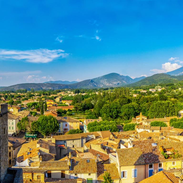 Cocon provençal au pied du Ventoux centre Malaucène linge & Wi-FI inclus - Apartment mit 1 Schlafzimmer - 16