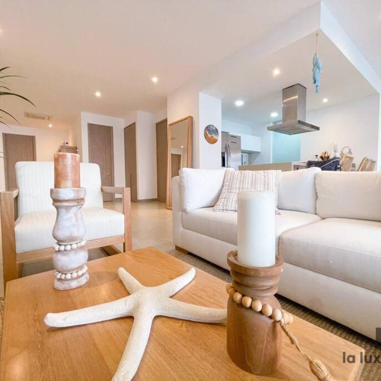 Moderno 3 hab con la mejor Vista en playa dormida Santa Marta - Apartamento de 3 dormitorios - 1