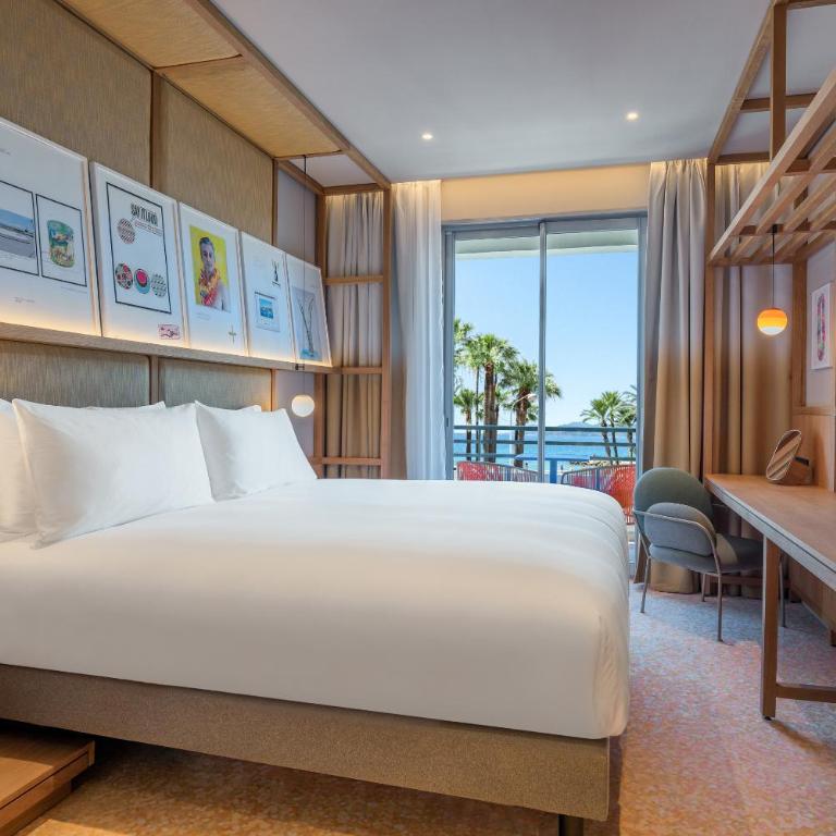 Canopy by Hilton Cannes - Chambre Lit King-Size Deluxe - Vue sur Mer - 10