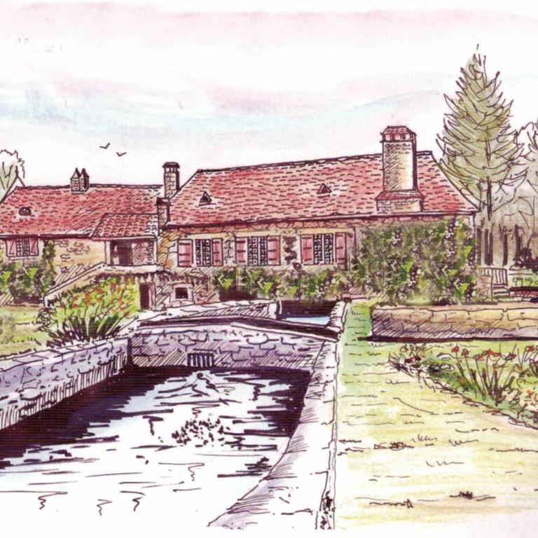 Moulin de l'Enéa, XVIIème, vue rivière et sur beau parc aboré 2,2 hectares. - Villa Supérieure - 37
