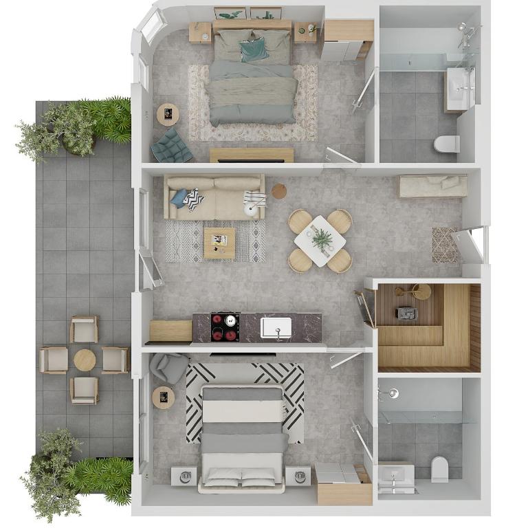 Boutique Apart Serfaus - Apartment with Sauna - 9