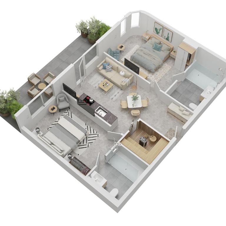 Boutique Apart Serfaus - Apartment with Sauna - 10