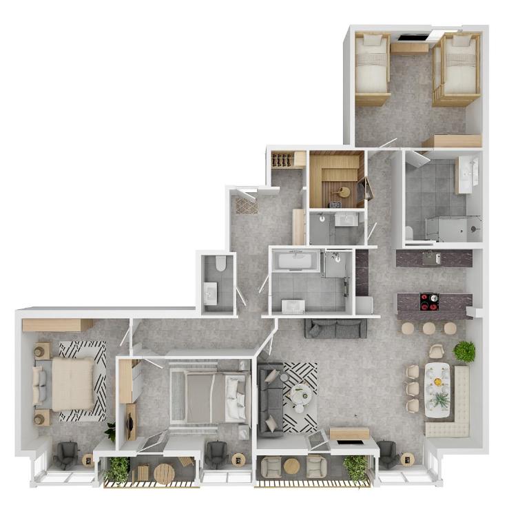 Boutique Apart Serfaus - Superior Apartment with Sauna - 11