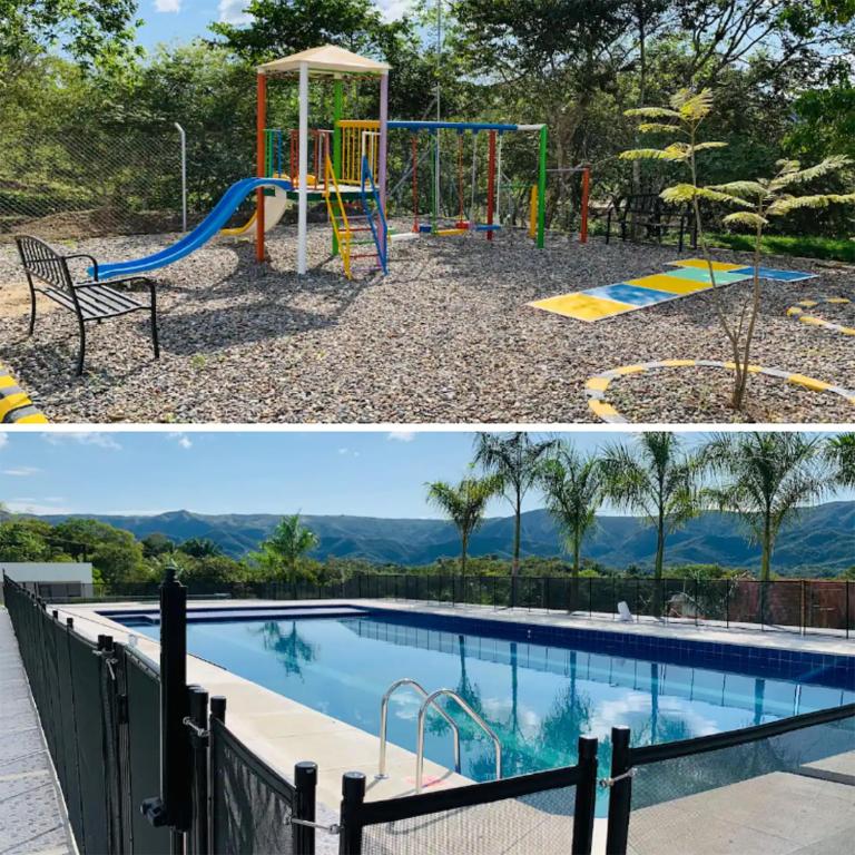 Hermosa casa vacacional en Condominio campestre con baño turco - Casa de 3 dormitorios - 86