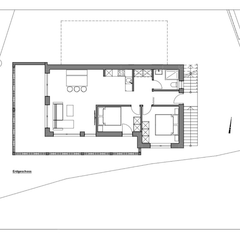 Boutique Hotel La Cabane - Apartment mit Blick auf die Berge - 1