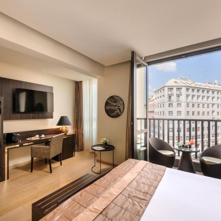 Hotel The Square Milano Duomo - Preferred Hotels & Resorts - Camera Matrimoniale Deluxe con Balcone - 2