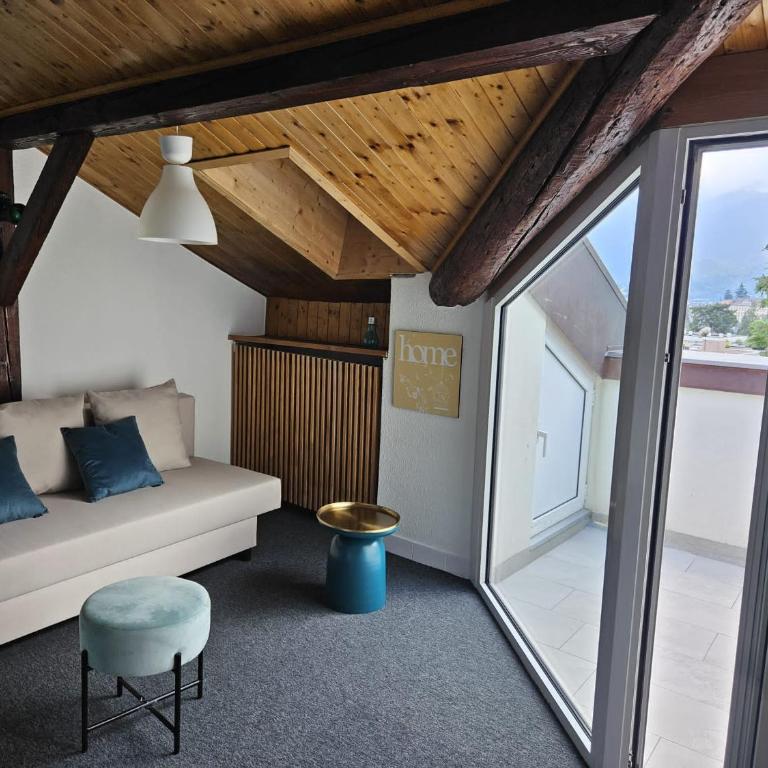 @ Home Hotel Locarno - Roof Family Suite with Balcony - 8