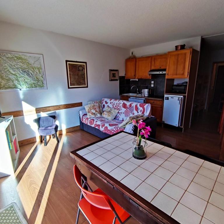 Charmant 2 pièces, terrasse sud, départ skis aux pieds, parking couvert, à 5 min des remontées - Appartement 1 Chambre - 10